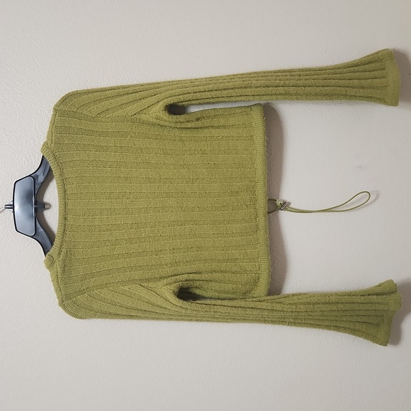 Sincerely Jules Cropped Knit Sweater Women's Med Retro Boho Y2K style - Picture 9 of 10
